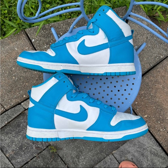 Nike Dunk High Laser Blue Sz10 Mens - Picture 3 of 9